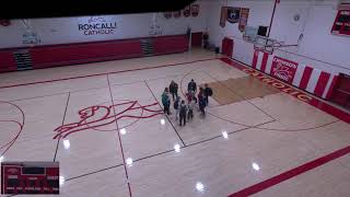 Roncalli Catholic High School vs Duchesne Academy Womens Varsity Basketball [upl. by Dearr]