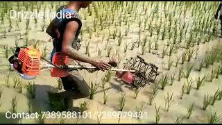 Paddy Wheel Weeder Equipment For Brush Cutter [upl. by Zile]