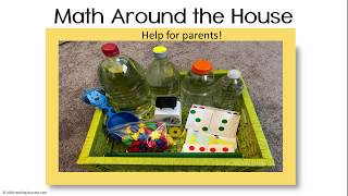 Math Around the House  8 activities that parents can teach kids today [upl. by Elaen597]