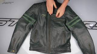 RST IOM TT Hillberry Leather Jacket Features Explained [upl. by Ahsam]