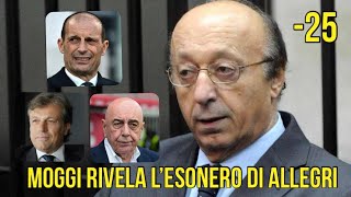 MOGGI RIVELA LESONERO DI ALLEGRI [upl. by Kcirevam]