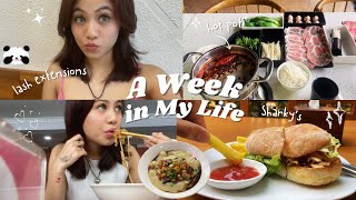 A week in my life in Yangon Myanmar 🇲🇲တို့ဟူး​နွေးသွားစားကြမယ် Hot pot  Lash extensions shanfoods [upl. by Anivram]