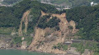 「山の斜面が広範囲にわたって崩落」で道路通行止め 街まで5分→迂回で30分に 地元住民に影響「反対の道路も落ちたら孤立」＝静岡・焼津市 [upl. by Yedsnil]