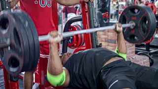 Larry Wheels Did 38 Reps With 3 Plates [upl. by Anegroeg]