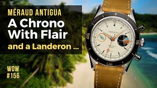 Méraud Antigua Handsome Chronograph With The Legendary Landeron  Watch of the Week Review 156 [upl. by Ahsinuq79]