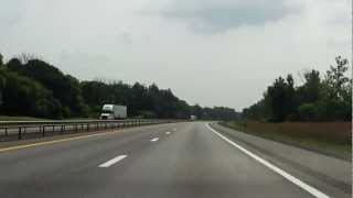 New York State Thruway Interstate 90 Exits 31 to 30 eastbound [upl. by Aisek]