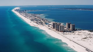 Beautiful tour of Pensacola Beach Florida [upl. by Iclek]