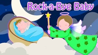 RockaBye Baby  Classic Lullaby With Lyrics  Nursery Rhymes For Kids [upl. by Ahsinned]