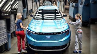 Ford Explorer EV Factory🚘Making reliable electric SUVs in the US – 2025 Assembly line [upl. by Dawson]