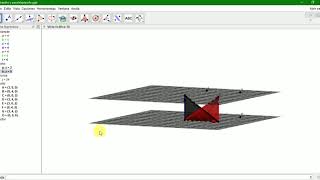 Paralelepípedo y sus 6 tetraedros Geogebra [upl. by Nymsaj]