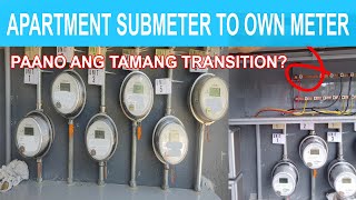 6 SUBMETER TO 6 OWN METER  PAANO ANG TRANSITION [upl. by Niatsirhc]