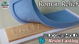 Silicone Mold amp Resin Casting  Roman Relief [upl. by Yrral892]