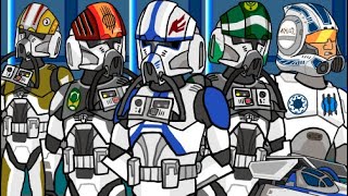 Clone Pilots in The Clone Wars [upl. by Delos127]