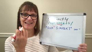 How to Pronounce Succinct and Succinctly [upl. by Animar]