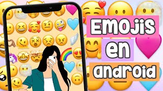 🍓 COMO TENER emojis de IPhone para Android 2024  BY itszamii 🎀⭐ [upl. by Faustus552]