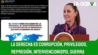 CONSERVADURISMO es MUY HIPÓCRITA SHEINBAUM a MARKO CORTÉS [upl. by Zeph253]