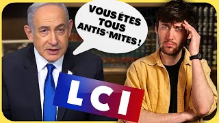 Le BOUCHER de GAZA à la TÉLÉ  😠 🇵🇸 Netanyahu sur LCI [upl. by Eniala961]