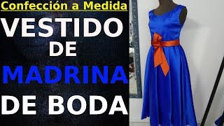 Vestido de madrina de Boda Como se hace [upl. by Granville]