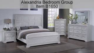 B1650 Alexandria Bedroom Group [upl. by Eimoan]