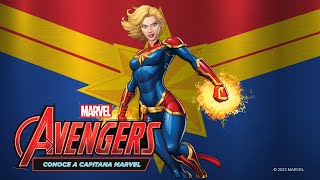 Conoce a Capitana Marvel  Get to know  Marvel Avengers [upl. by Curkell]