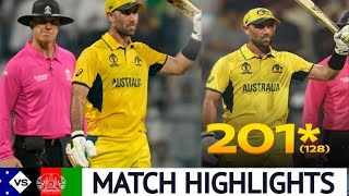 Glenn Maxwell Double Century Glenn Maxwell Batting Highlights Vs Afghanistan AUS VS AFG Highlights [upl. by Isdnyl]