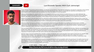 Summary of  Lue Elizondo Speaks With Curt Jaimungal [upl. by Afaw]