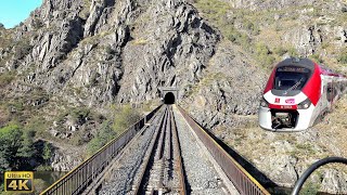 4K Cabride Nimes  ClermontFerrand quotLe Cévenolquot  107 Tunnels  71 Viaducs From 43 to 1023m [upl. by Ennovart464]