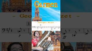 Carmen Overture  Georges Bizet Pt 2 tuba orchestra brass [upl. by Siuqramed]