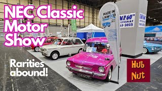 NEC Classic Motor Show 2023  full HubNut Report Rare Alfas VW Type 181s Fiats and much more [upl. by Naira]