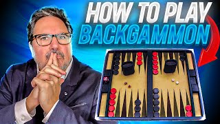 How To Play BACKGAMMON Super Easy [upl. by Annawoj15]