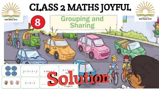 class 2 maths chapter 8grouping and sharingsolution class2 ncert ncrt maths joyful cbse [upl. by Ecirtra]