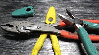 New 2021 KNIPEX TWIN GRIP SLIP JOINT PLIERS vs ENGINEER NEJISAURUS SCREW PLIERS [upl. by Primo]