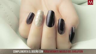 Efecto Gel Sin Lampara ¡Paso a paso para un nail art increíble con Gel Evolution [upl. by Ann362]