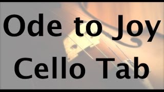 Learn Ode to Joy on Cello  How to Play Tutorial [upl. by Aeslehc]