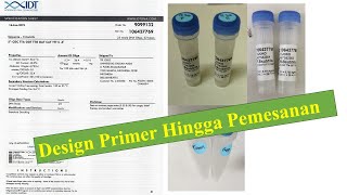 Cara Design Primer hingga Pemesanan Primer  untuk PCR [upl. by Ettelohcin]