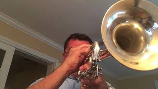 French Besson Brevete prewar trumpet demo [upl. by Ailegave306]