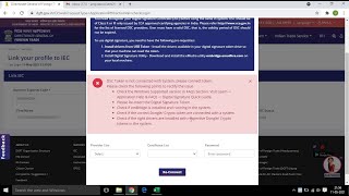 HOW TO RESOLVE DIGITAL SIGNATURE ERROR ON DGFT PORTAL DSC token is not connected with system [upl. by Homer571]