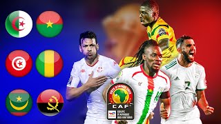 PRONOSTIC FOOT CAN 2023  ALGERIE vs BURKINA FASO TUNISIE vs MALI et MAURITANIE vs ANGOLA [upl. by Efren]