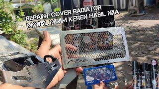 REPAINT COVER RADIATOR PAKE PILLOK SAMURAI Y35 [upl. by Ellertnom307]