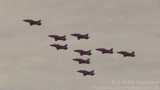 2019 Atlantic City Air Show  RAF Red Arrows [upl. by Eikcid]