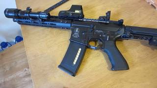 GampP M7A1 UPDATE AND KEYMOD RAIL HACK AIRSOFT [upl. by Simara865]