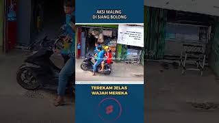 Nekat Pemuda Mencuri Di Siang Bolong youtubeshorts shorts pencurian keamanan cctvcamera cctv [upl. by Juline]