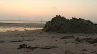 Sommeranfang Sonnenaufgang über der Nordsee bei Hooksiel [upl. by Aettam]