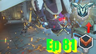 Ep 81 OW2 Bronze to GM Reinhardt Only [upl. by Anelhtak]