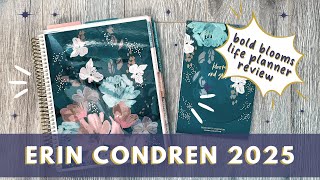 Erin Condren 2024 2025 Life Planner  Bold Blooms Review and Walk Through [upl. by Robinetta]