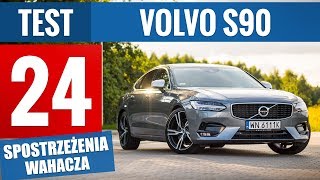 Volvo S90 T5 RDesign 2018  TEST PL [upl. by Attennaej]