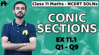 Conic Sections Class 11 Maths  NCERT Solutions Chapter 11 Exercise 111 Questions 19 [upl. by Rett568]