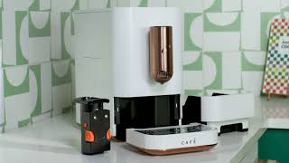 Easy to Clean  Café AFFETTO Automatic Espresso Machine in Matte White [upl. by Elodia]