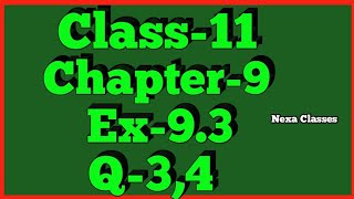 Class11 Ex93Q34  Sequence and Series  NCERT Math [upl. by Rrats606]