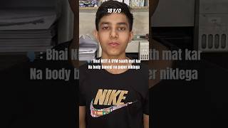 Wo baat alag hai NEET ke saath JEE bhi dia tha without maths 💀 viralvideo transformation gym [upl. by Sirahc]